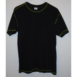 Urban Outfitters Small Black Tee Shirt with Green
